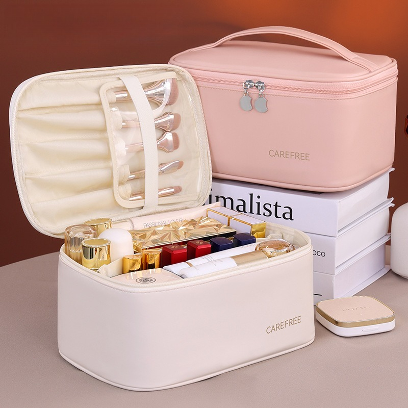 Luxury Skincare Organizer - Luxury PU Makeup Bag for Women