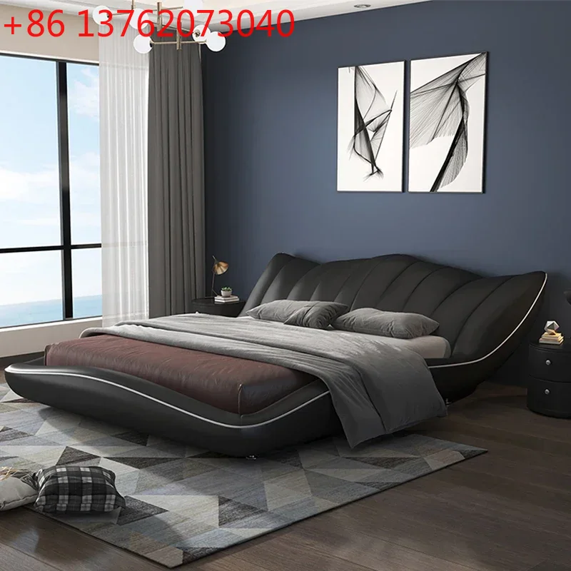 Luxury Skincare Design - Sun Black Design Double Bed Luxury