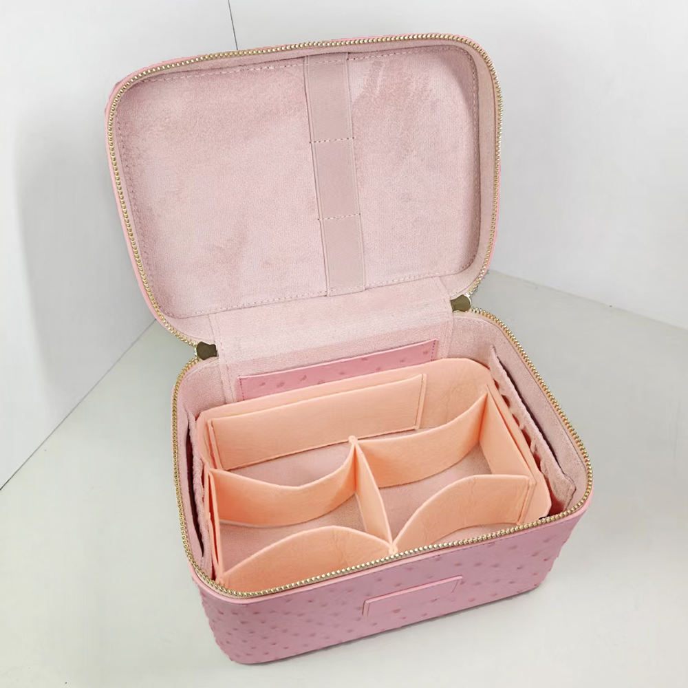 Luxury Ostrich Mock Women Make - đánh giá và giá Luxury Skincare Organizer