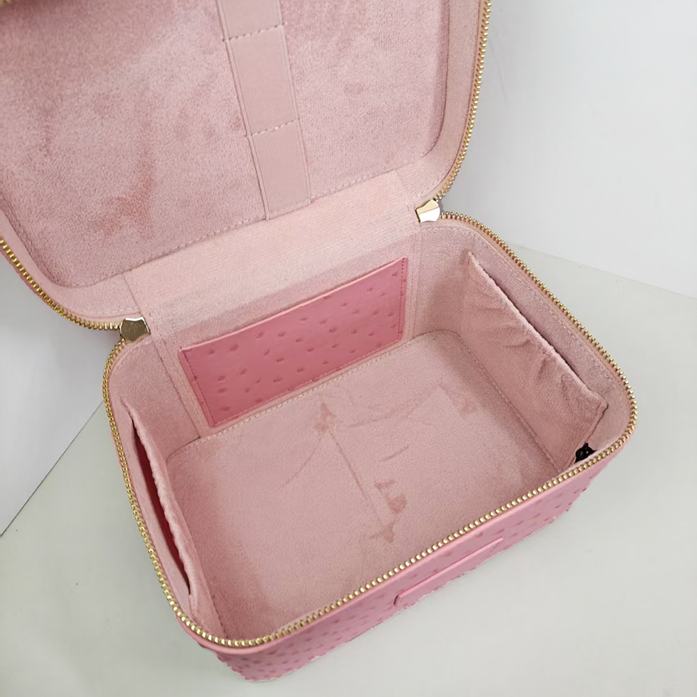 Luxury Ostrich Mock Women Make - đánh giá và giá Luxury Skincare Organizer