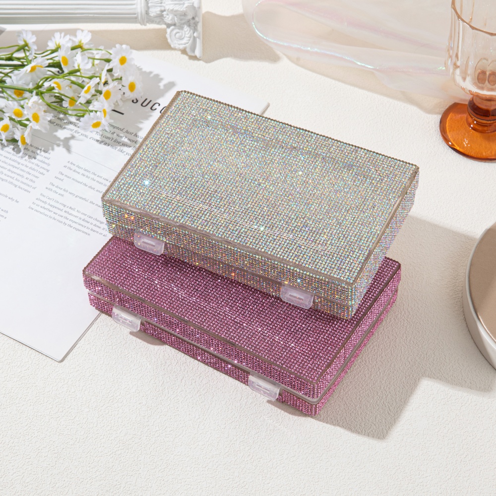 Luxury Shiny Rhinestone Storag - đánh giá và giá Luxury Skincare Organizer