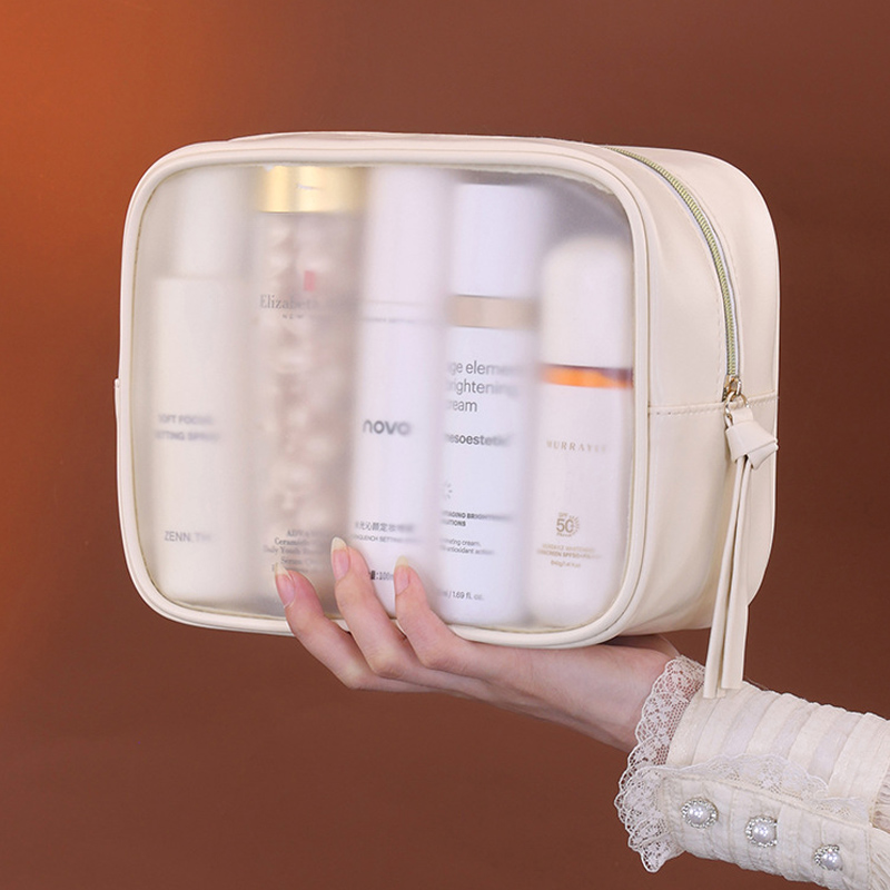 PVC Matte Semi-Transparent Cos - đánh giá và giá Luxury Skincare Organizer
