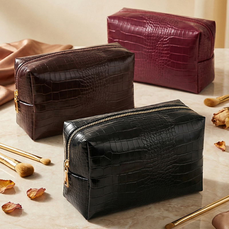 New Stone Pattern Makeup Bag f - đánh giá và giá Luxury Skincare Design